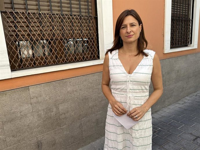 Archivo - La portavoz del PSOE de Almería, Fátima Herrera (PSOE).