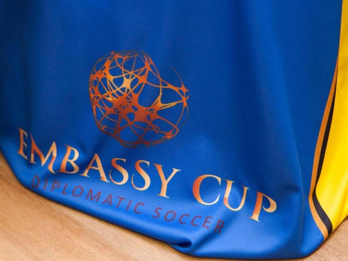 Paraguay, ganadora de la VI Embassy Cup Diplomatic Soccer este fin de semana en Alcobendas.