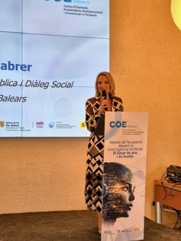 La consellera Cabrer en las jornadas