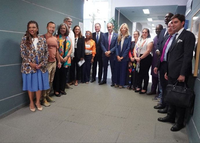 Participantes en la 'Jornada Educando para el Codesarrollo; movilidad internacional académica y laboral. Herramientas para la Inclusión, el desarrollo y la ciudadanía global'.