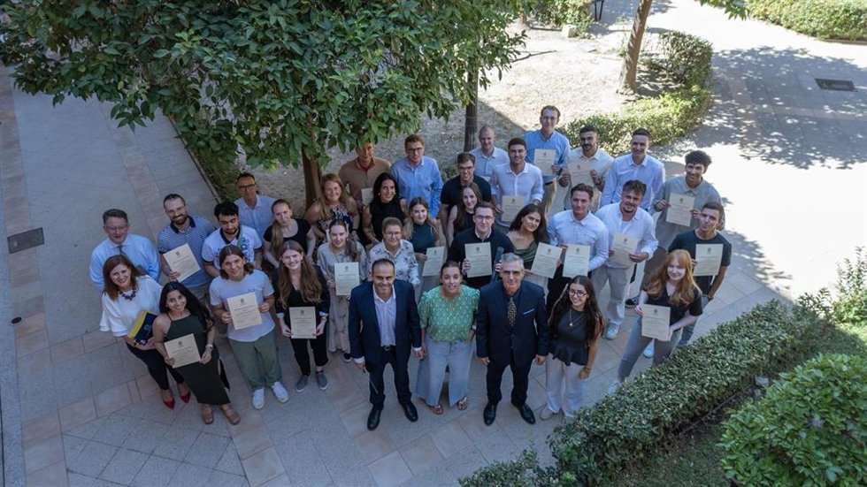 Estudiantes de Alemania y México se gradúan en la UCAM