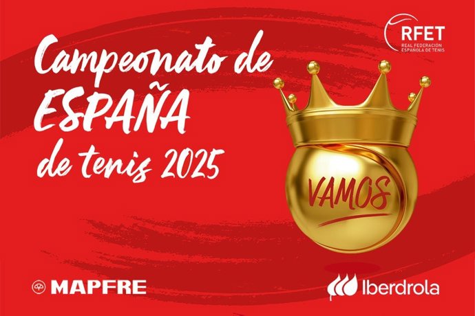 Cartel promocional del Campeonato de España de Tenis 2025.