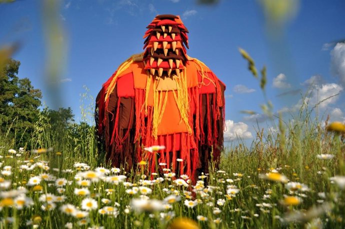 'El abuelo', obra de 'Suavidad y color del mito' de Tadeo Muleiro.