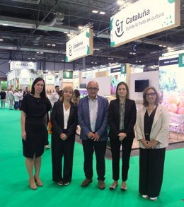 Representantes de la Conselleria de Agricultura en la Fruit Attraction de Madrid
