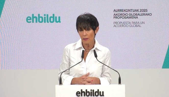 Archivo - La portavoz de EH Bildu Gipuzkoa, Maddalen Iriarte