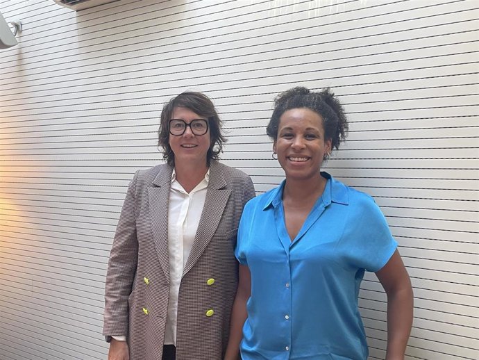 Diana Riba (ERC) y Nela Riehl (Verds/ALE)