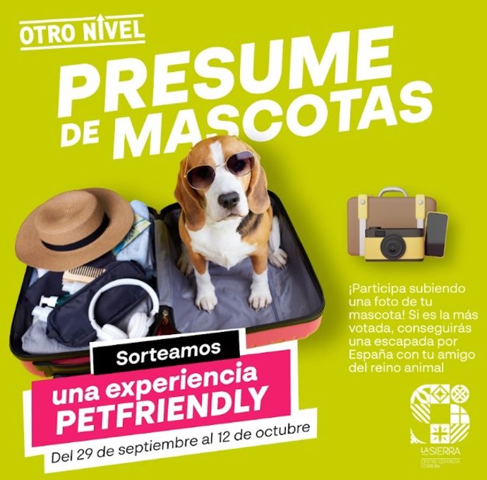 Cartel del concurso 'Presume de mascotas'.