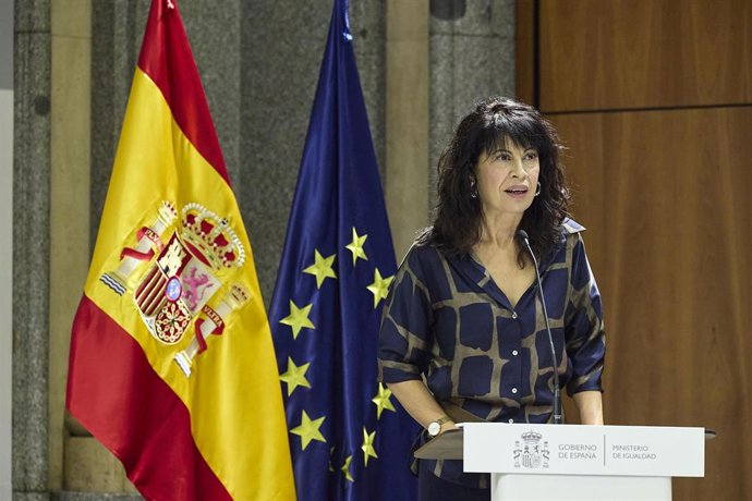 La ministra de Igualdad, Ana Redondo preside el evento conmemorativo de los 40 Años de la Legalización del Aborto en España, en el Ministerio de Igualdad, a 29 de septiembre de 2025, en Madrid (España). 