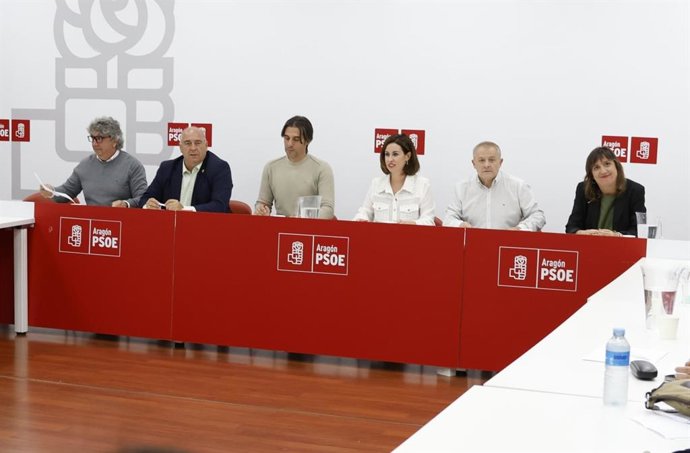 Ejecutiva del PSOE Zaragoza.