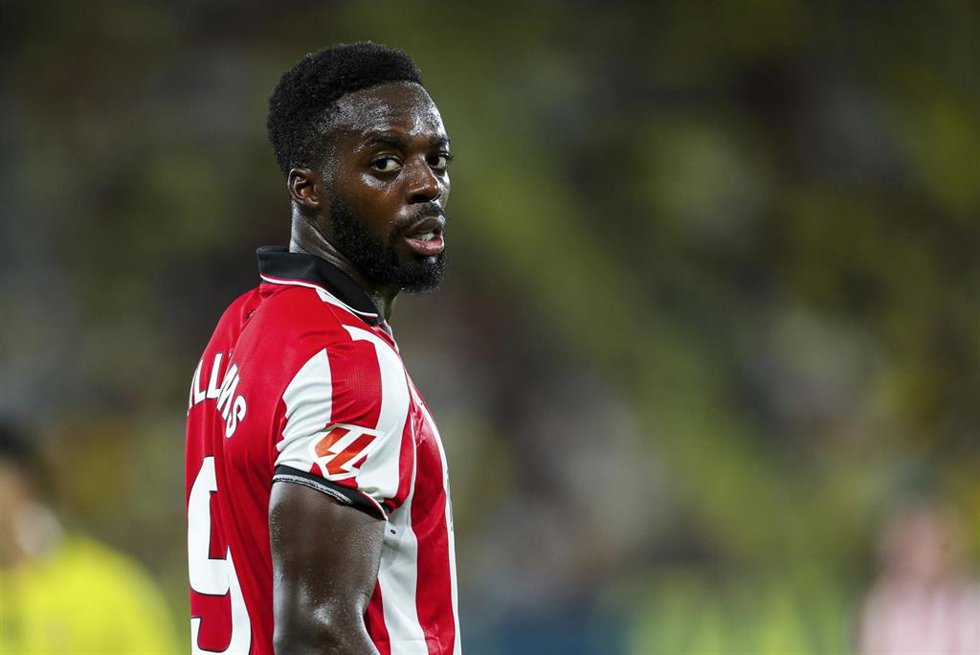 El jugador del Athletic Club Iñaki Williams durante el último partido de Liga en el Estadio de la Cerámica.