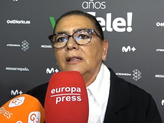 María del Monte en el 25 aniversario de 'Vertele'
