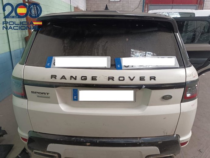 Uno de los vehículos recuperados.