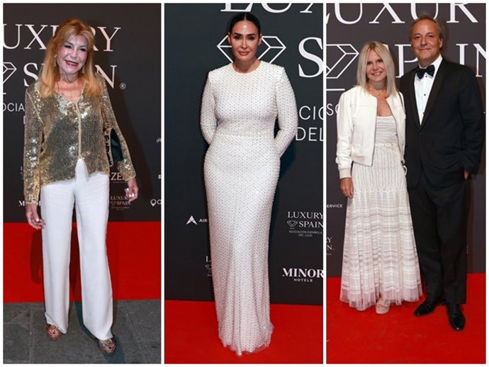 Tita Cervera, Vicky Martín Berrocal y Eugenia Martínez de Irujo con Narcís Rebollo, entre las más elegantes en la entrega de los Premios de la Asociación Española del Lujo