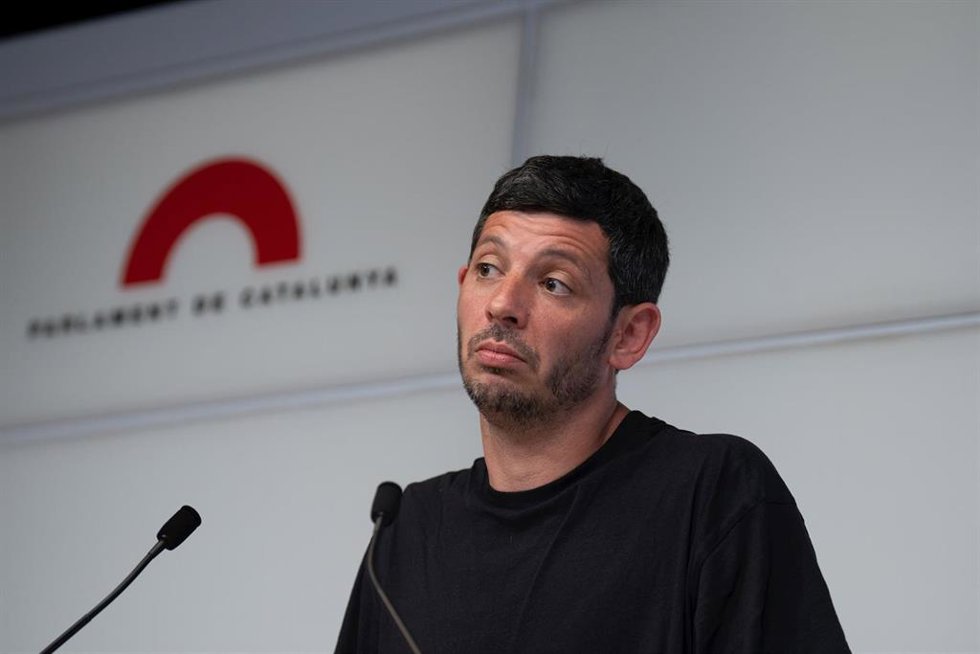 Archivo - El diputado de la CUP Xavier Pellicer 