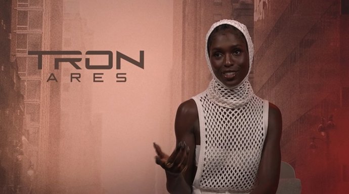 La actriz Jodie Turner Smith, en una entrevista con Europa Press.