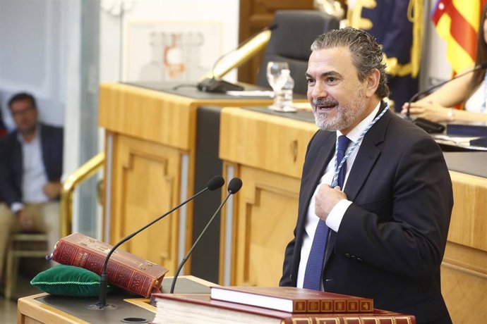 Archivo - El portavoz del PSPV en la Diputación de Alicante, Vicente Arques, en una imagen de archivo