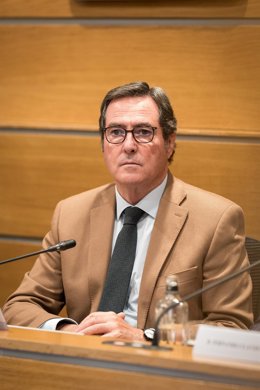 El presidente de la CEOE, Antonio Garamendi