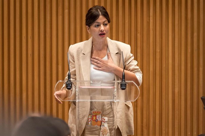 La ministra de Juventud e Infancia, Sira Rego, inaugura la Conferencia Más Allá del Crecimiento, en el Congreso de los Diputados, a 26 de septiembre de 2025, en Madrid (España). Se trata de un espacio de deliberación democrática por un nuevo modelo económ