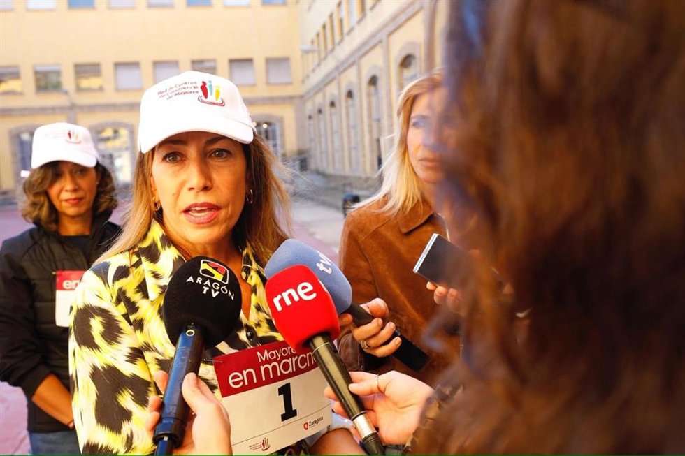 La alcaldesa de Zaragoza, Natalia Chueca
