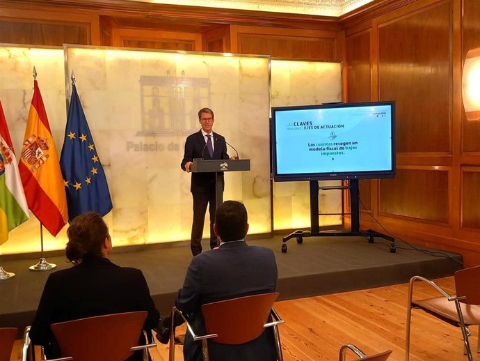 El presidente del Gobierno de La Rioja, Gonzalo Capellán.