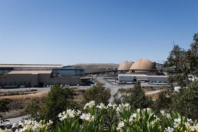 Archivo - Planta de tratamiento del mineral de Sandfire Matsa.