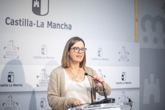 La Consejera Portavoz Del Gobierno Regional, Esther Padilla, Comparece En Rueda De Prensa, Desde La Sede De La Delegación Provincial De La Junta En Cuenca, Para Dar Cuenta De Los Asuntos Tratados En El Consejo De Gobierno.