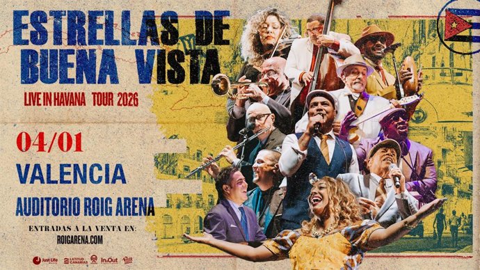 Estrellas de Buena Vista revivirá en el Roig Arena la "época dorada" de la música cubana