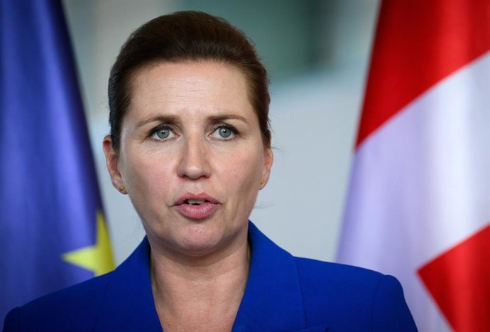 Archivo - FILED - 11 June 2025, Berlin: Danish Prime Minister Mette Frederiksen speaks during a press conference at the German Chancellery. Photo: Bernd von Jutrczenka/dpa