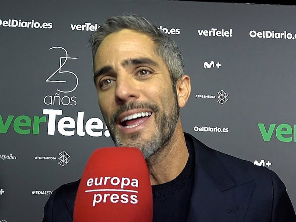 Roberto Leal, en la fiesta del 25 aniversario de 'Vertele'