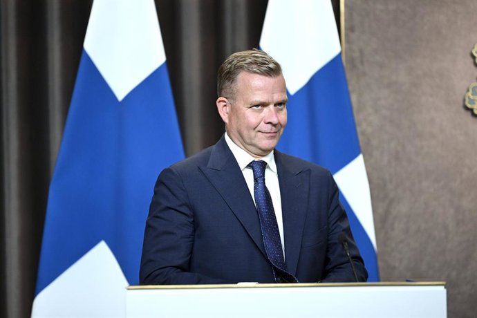 Archivo - 22 August 2025, Estonia, Tallinn: Finland's Prime Minister Petteri Orpo speaks during a press conference with Estonian Prime Minister Kristen Michal after their meeting. Photo: Mikko Stig/Lehtikuva/dpa