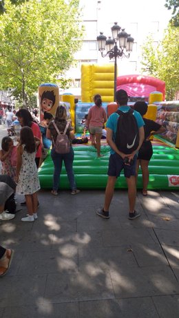 Archivo - Hinchables infantiles