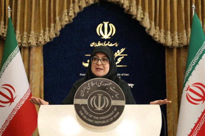 Archivo - La portavoz del Gobierno de Irán, Fatemé Mohajerani (archivo)