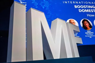 Archivo - Logo del FMI.