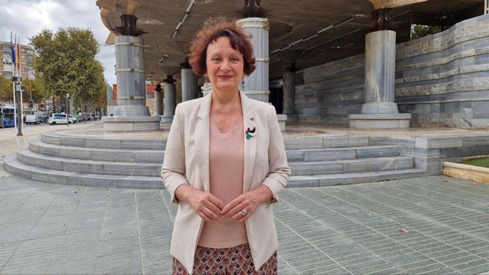 La portavoz del Grupo Mixto y diputada regional de Podemos-IU-AV, María Marín