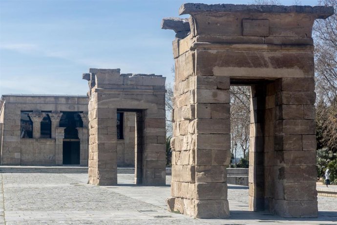 Archivo - El Templo de Debod, a 26 de febrero de 2025, en Madrid (España).