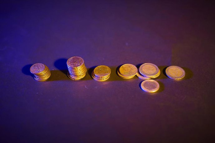 Monedas, a 3 de septiembre de 2025, en Madrid (España).