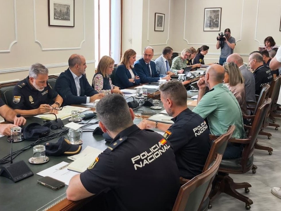 Junta local de seguridad con motivo del Nou d'Octubre
