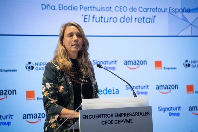 Archivo - La presidenta de CEPYME, Ángela de Miguel