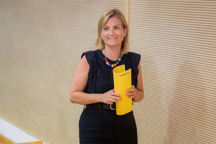 Archivo - La vicepresidenta primera del Parlament i diputada d'ERC, Raquel Sans