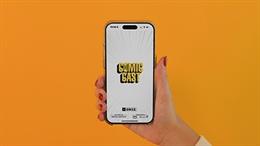 O novo aplicativo ComicCast.