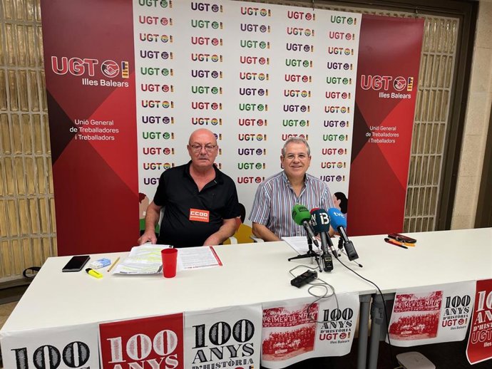 Jubilados de UGT y CCOO piden un complemento autonómico para mejorar las pensiones en Baleares.