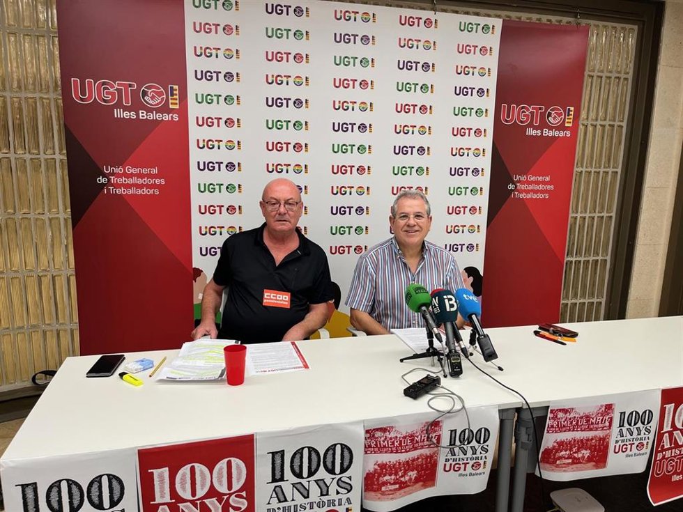 Jubilados de UGT y CCOO piden un complemento autonómico para mejorar las pensiones en Baleares.