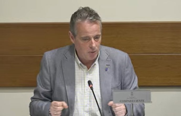 Marcelino Marcos, en una comisión parlamentaria