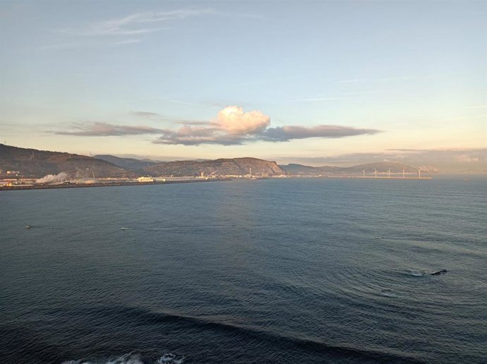 Vista de la costa vizcaína