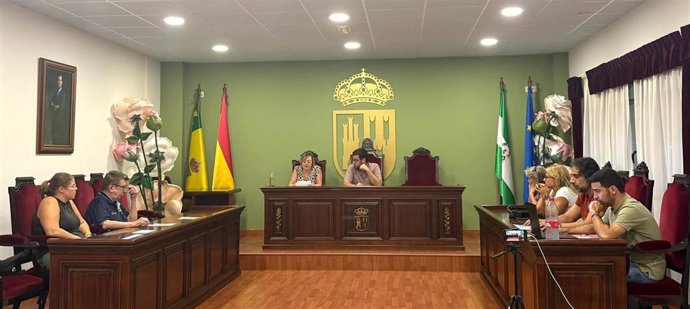 Pleno ordinario del Ayuntamiento de Tabernas (Almería).