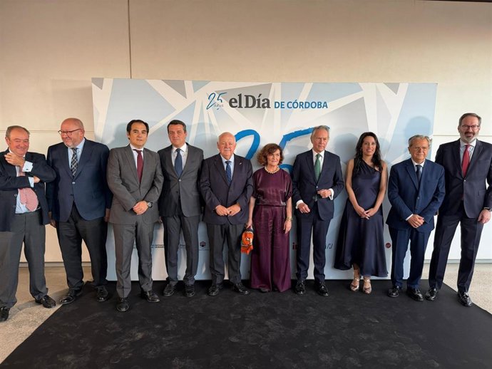 El consejero de Justicia, Administración Local y Función Pública de la Junta de Andalucía, José Antonio Nieto, en acto de celebración del 25 aniversario del 'El Día de Córdoba'.