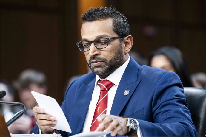 16 de setembro de 2025, Washington, Distrito de Colúmbia, EUA: Diretor do Federal Bureau of Investigation (FBI) KASH PATEL em uma audiência do Comitê Judiciário do Senado no Capitólio dos EUA.