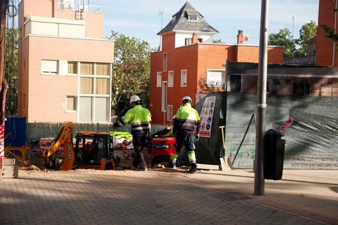 Trabajadores de obra