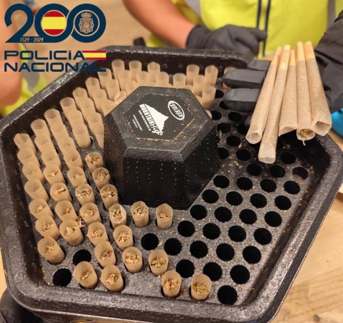 Droga incautada en la asociación cannábica de Palma