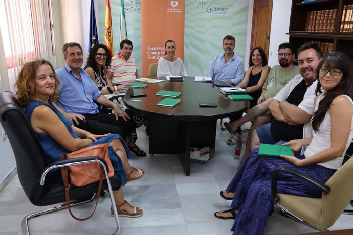Reunión de la FAMP con la Federación de Asociaciones Red Andaluza de Comedores Sociales.